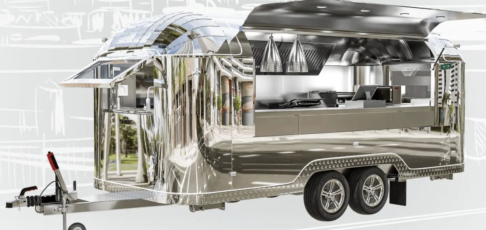 silver salgsvogn