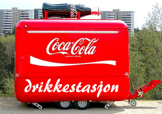Coca Cola drikkestasjon